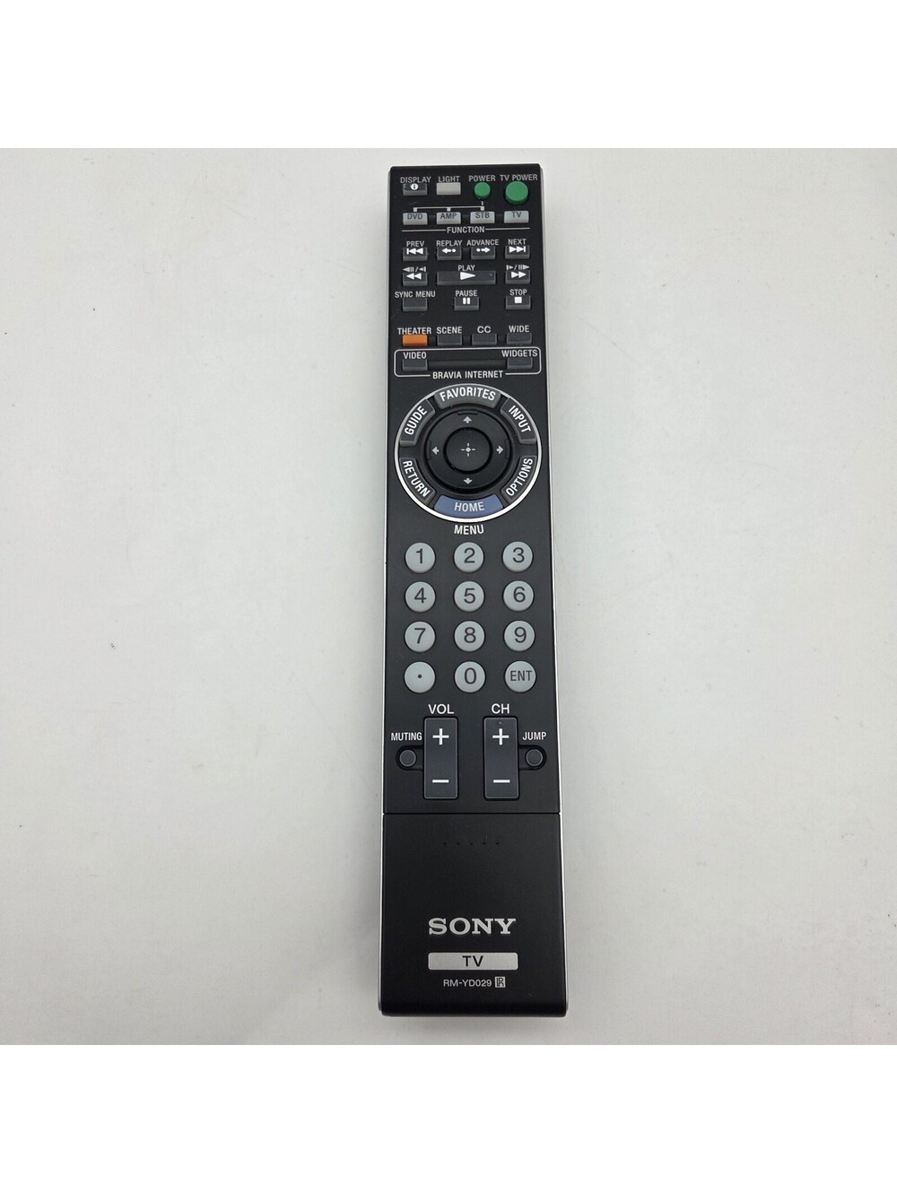 Genuine Sony RM-YD029 Remote Control OEM for KDL-40XBR9 KDL-46XBR10 KDL-52XBR9 +
